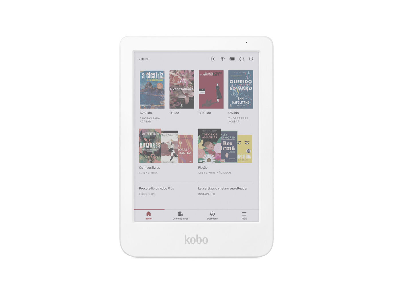 E-BOOK KOBO CLARA COLOUR BRANCO 6"