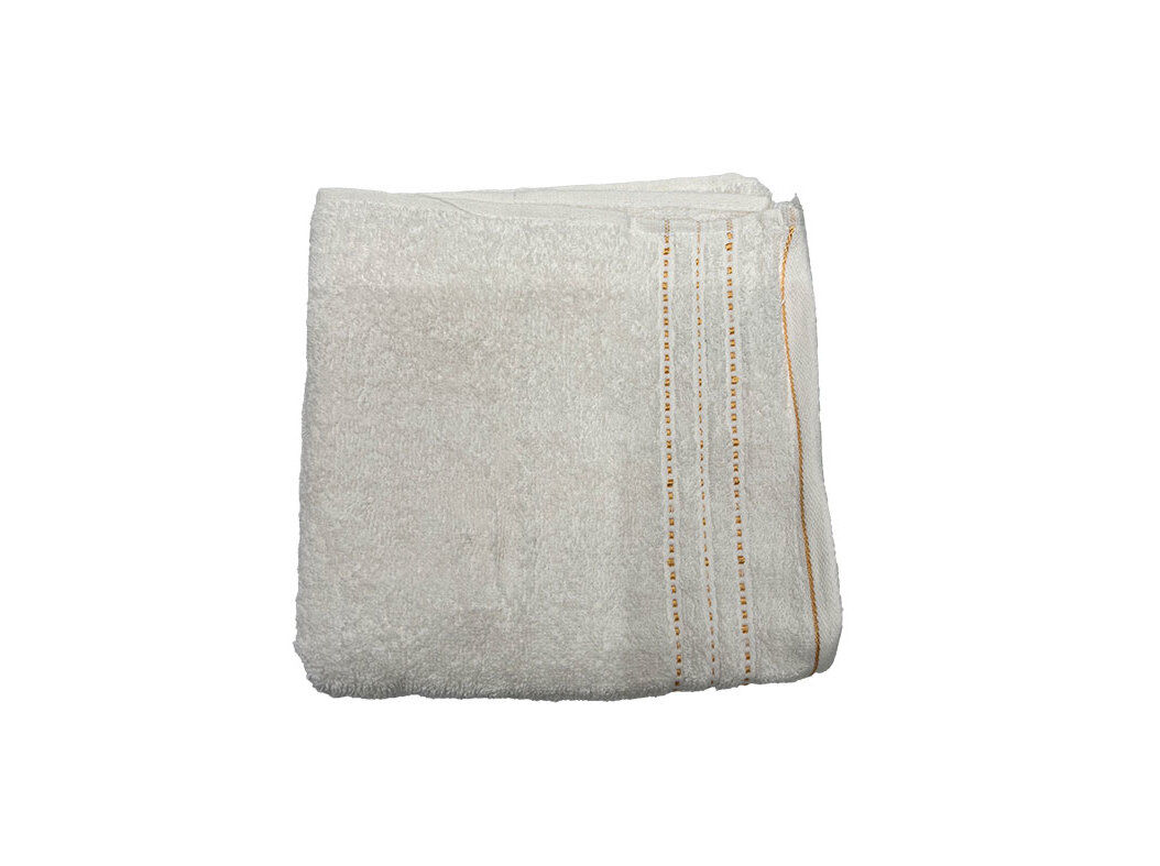 TOALHETE BARRA DOURADA ACTUEL GARDENIA 500G 30X50CM