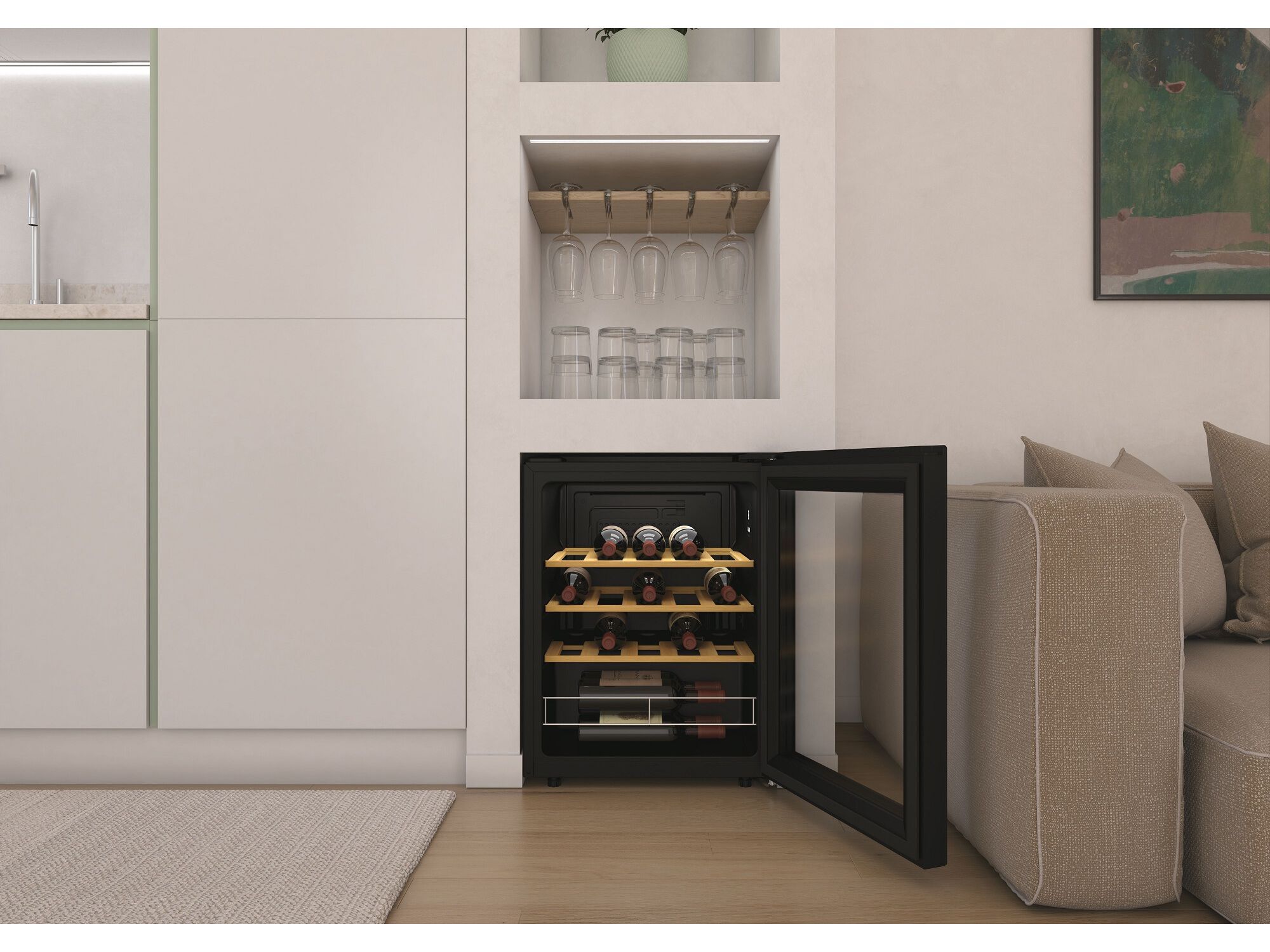 CAVE DE VINHOS CANDY CWC023 G 23 GARRAFAS image number 9