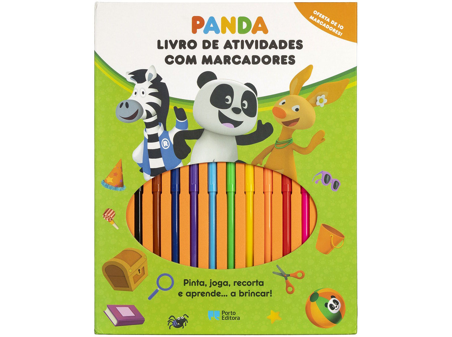 LIVRO CANAL PANDA - LIVRO DE ATIVIDADES COM MARCADORES image number 1