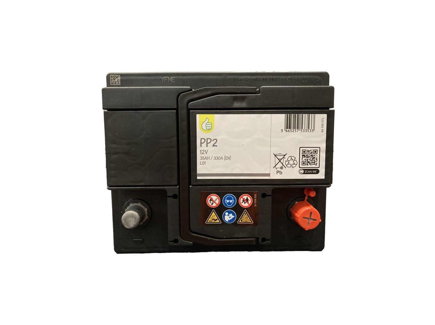 BATERIAS AUTO POLEGAR PP2 35AH/330A image number 1