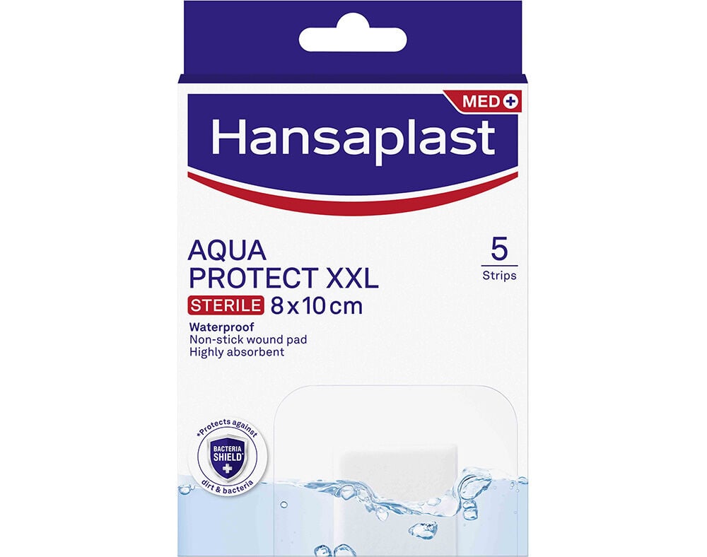 PENSOS HANSAPLAST MED AQUAPROTECT XXL 8X10CM 5UN image number 0