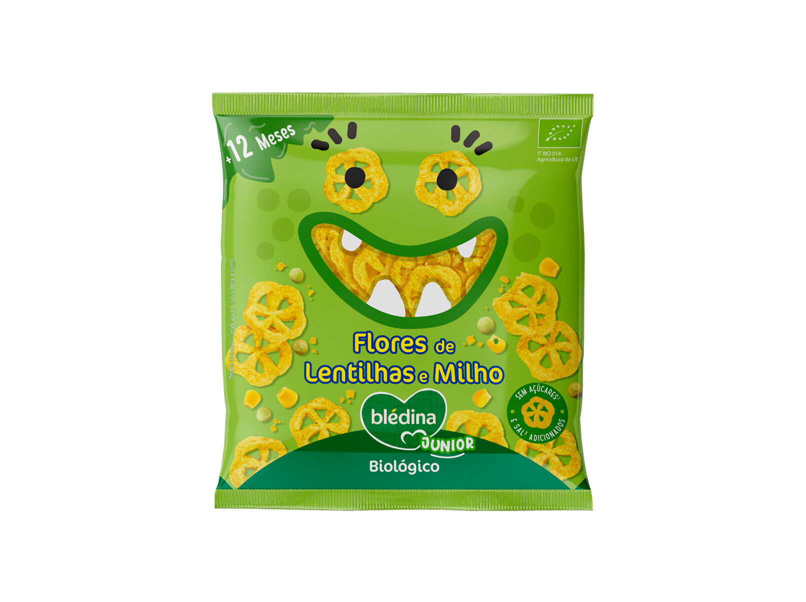 SNACK BLEDINA BIO FLORES LENTILHAS E MILHO 20G image number 0