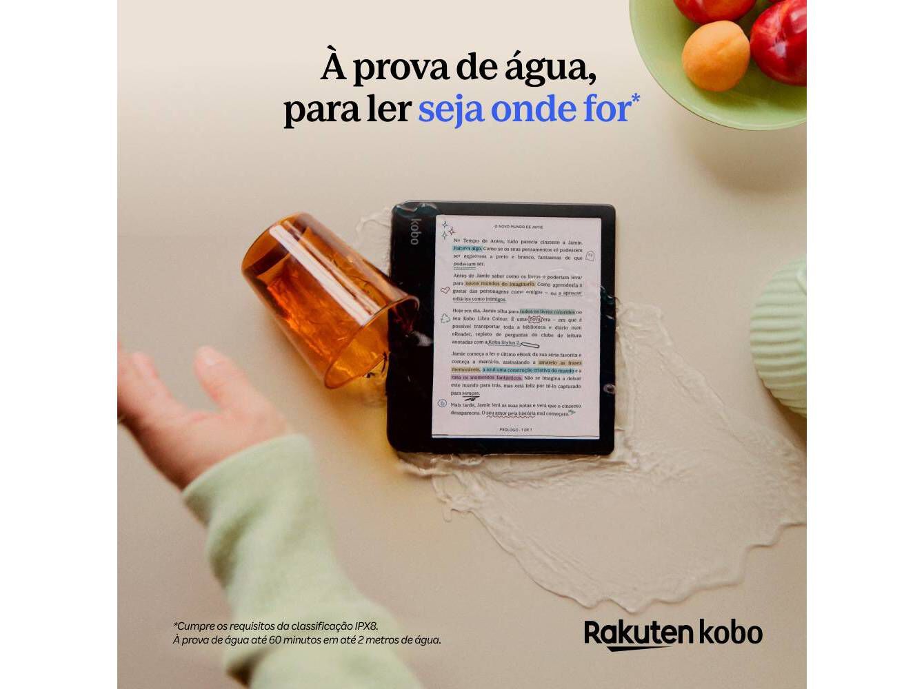 E-BOOK KOBO LIBRA COLOUR 7" PRETO image number 7