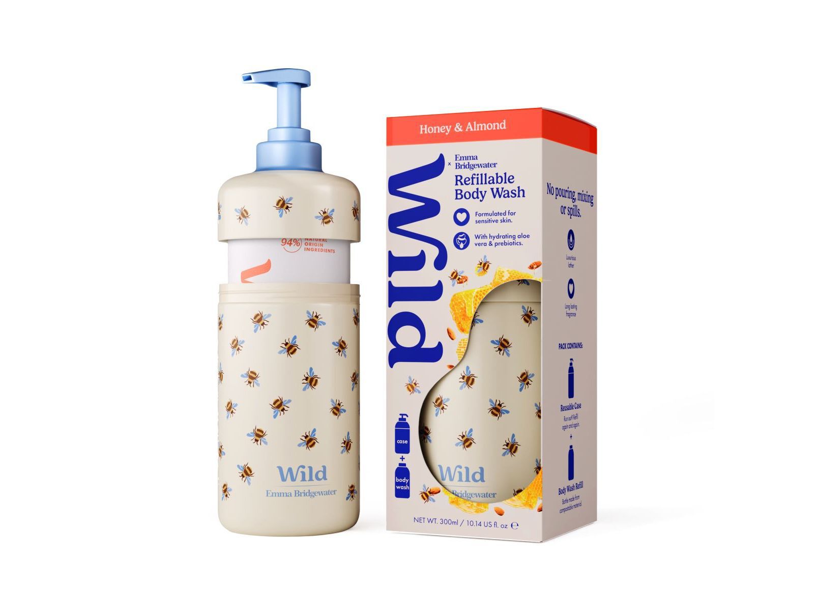 KIT GEL BANHO WILD MEL AM&Ecirc;NDOA 300ML image number 0