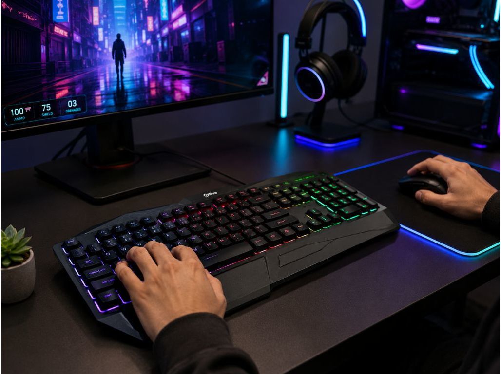 TECLADO GAMING QILIVE Q.3761 USB RGB image number 4