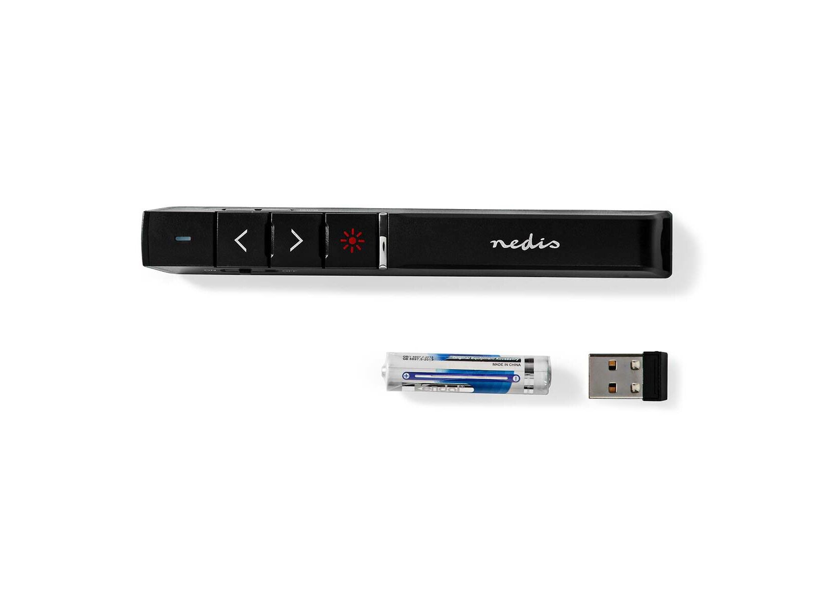 APRESENTADOR DIAPOSITIVOS COM APONTADOR LASER NEDIS - WLPSRL100BK image number 8