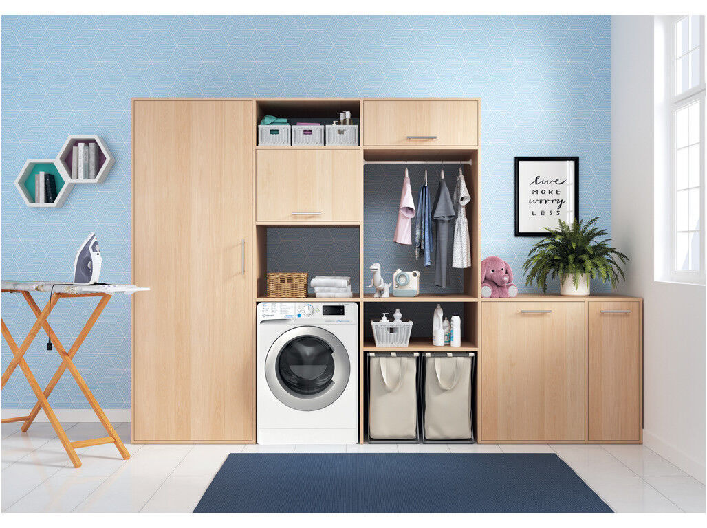 M&Aacute;QUINA DE LAVAR SECAR ROUPA INDESIT BDE 96436 WSV SPT (9/6KG D BRANCO) image number 2