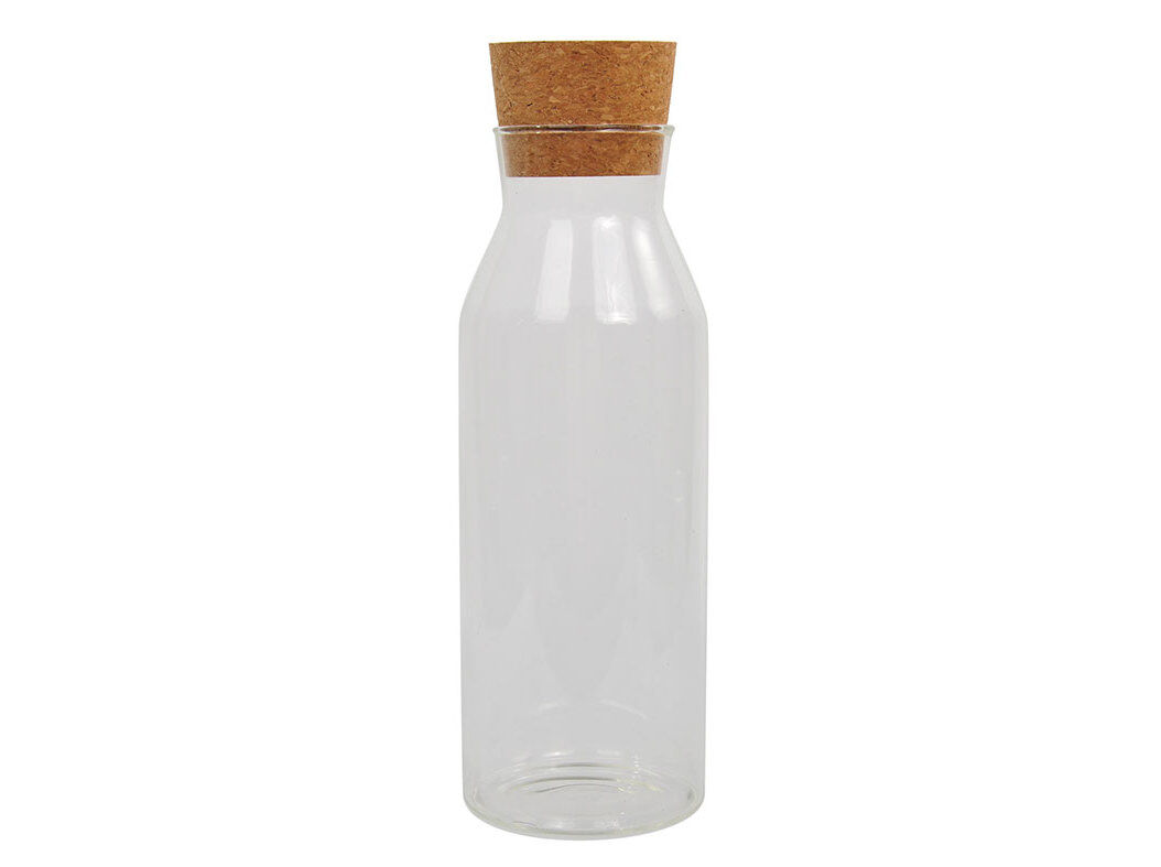 GARRAFA TAMPA CORTI&Ccedil;A ACTUEL VIDRO MODERN 1.1L