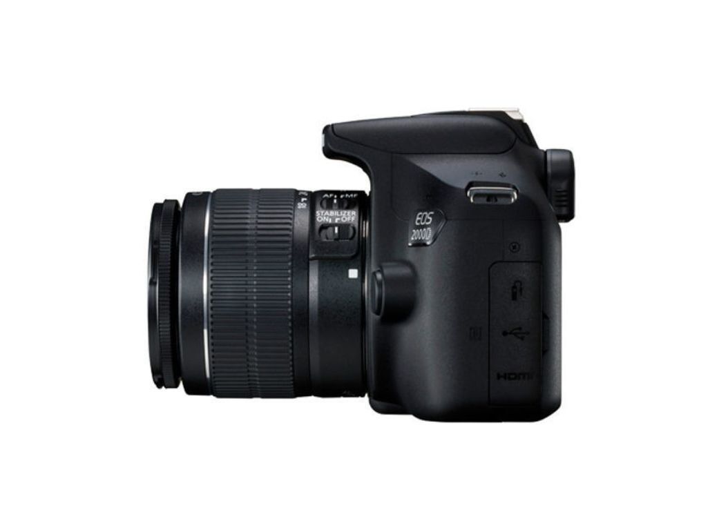 M&Aacute;QUINA FOTOGR&Aacute;FICA REFLEX CANON EOS 2000D + EF-S 18-55MM F/3.5-5.6 II + EF 75-300MM F/4.0-5.6 II image number 4