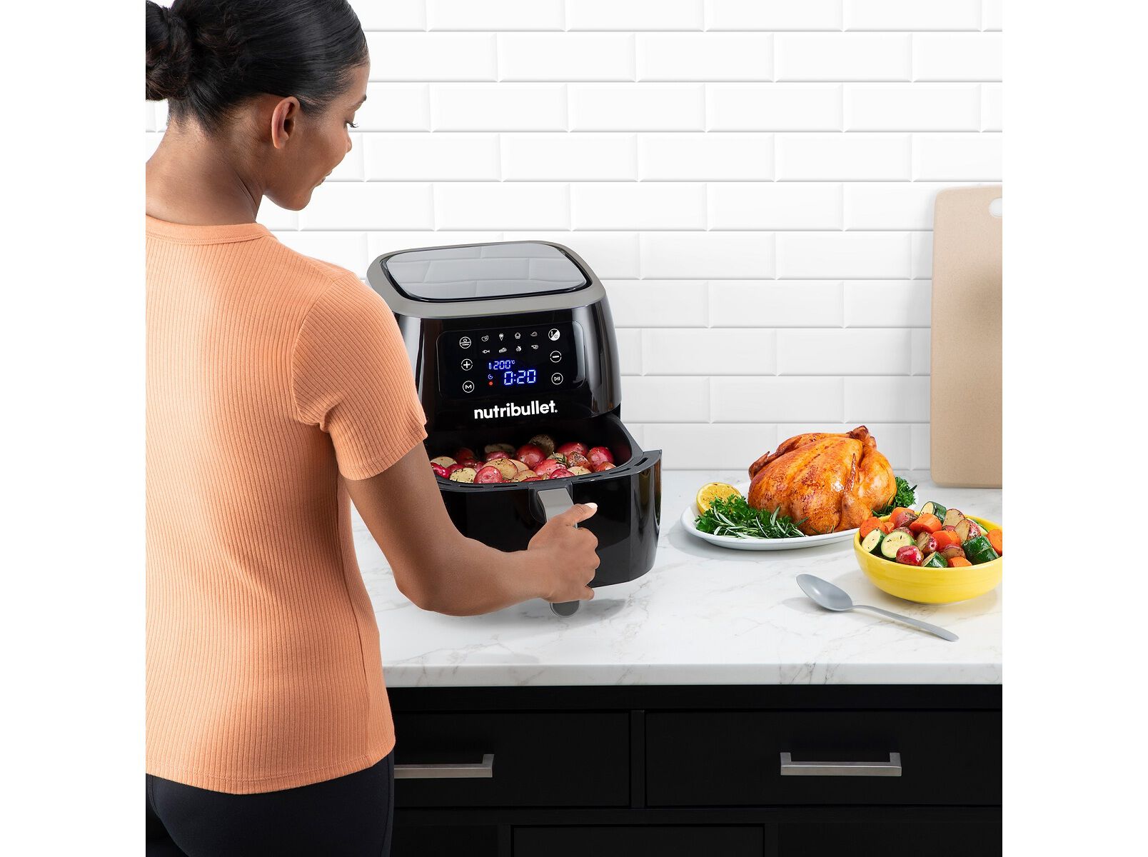 FRITADEIRA AIRFRYER NUTRIBULLET NBA071B 7L image number 7