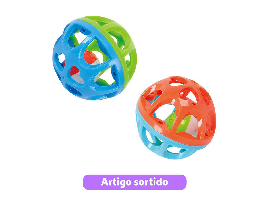 A MINHA BOLA COM GUIZO ONE TWO FUN MODELOS SORTIDOS image number 0