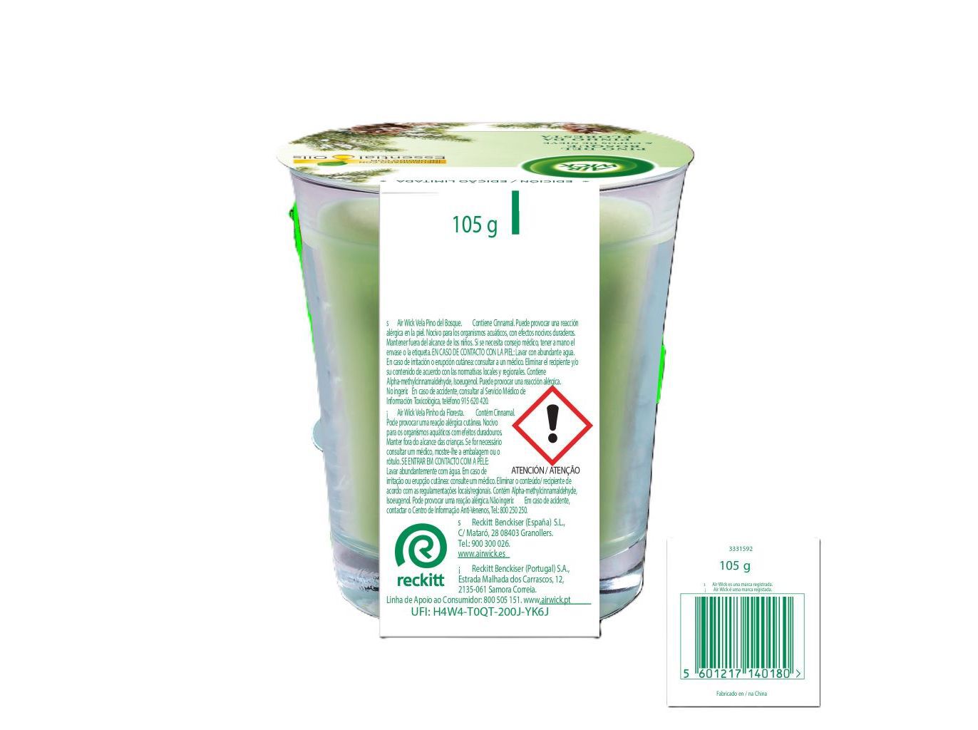 VELA AMBIENTADORA AIRWICK PINHO DA FLORESTA 1UN image number 1