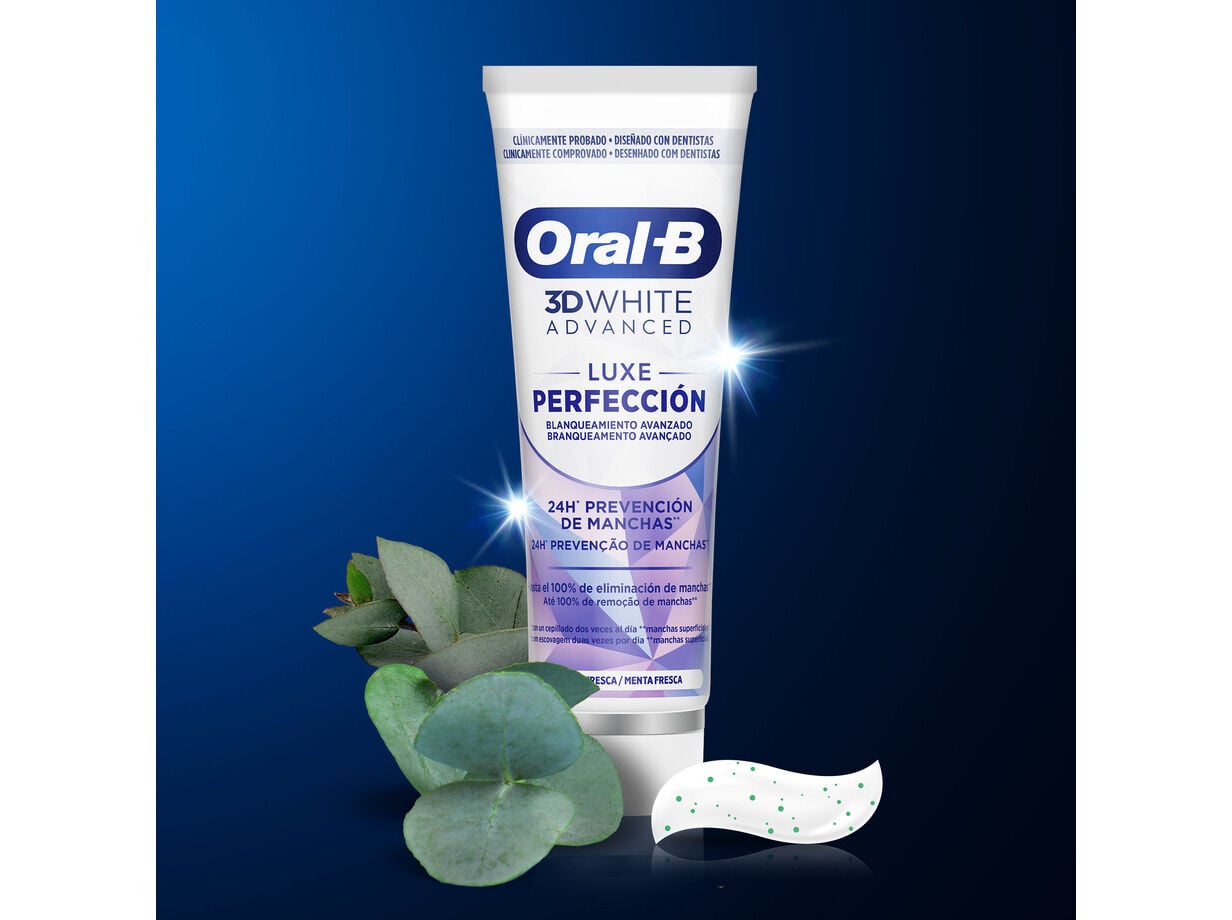 PASTA DENTIFRICA ORAL B 3D WHITE LUXE 3X75 ML image number 3