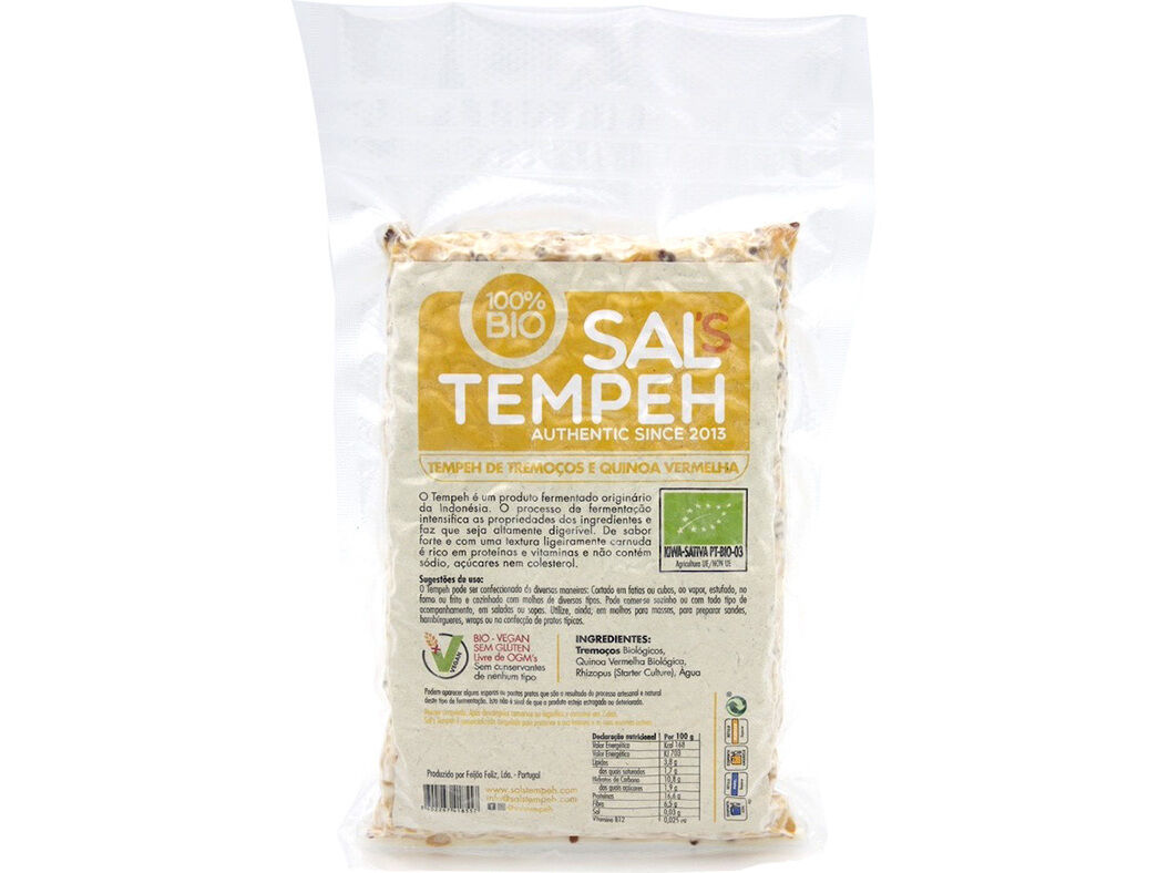 TEMPEH SAL`S TEMPEH TREMO&Ccedil;O ULTRACONGELADO BIO 250G