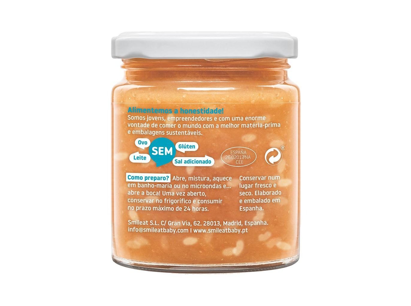 REFEI&Ccedil;&Otilde;ES SMILEAT PEDACINHOS BIO ARROZ INTEGRAL COM SALM&Atilde;O E ERVILHAS 230G image number 2