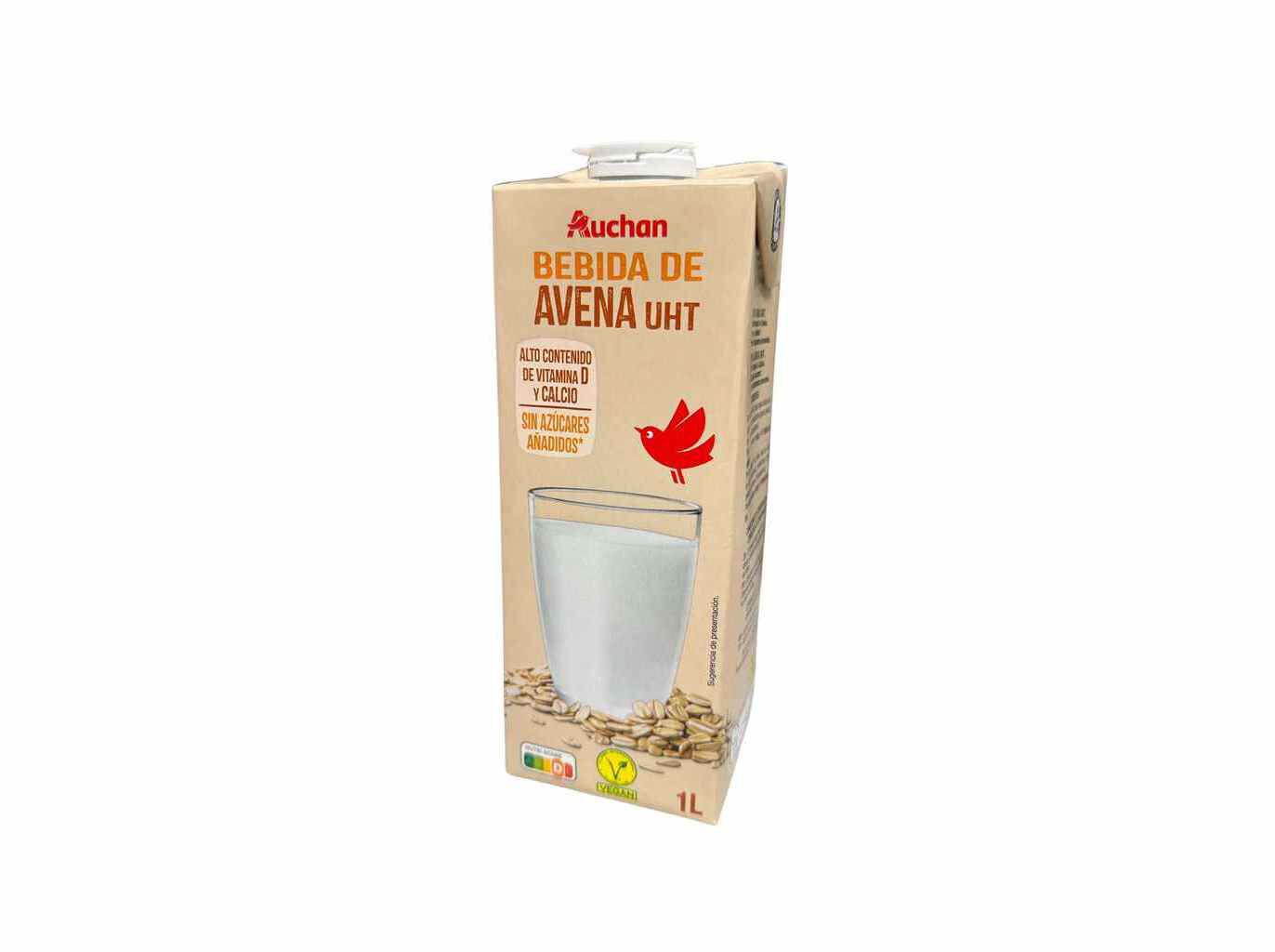 BEBIDA AUCHAN AVEIA S/A&Ccedil;&Uacute;CARES 1L