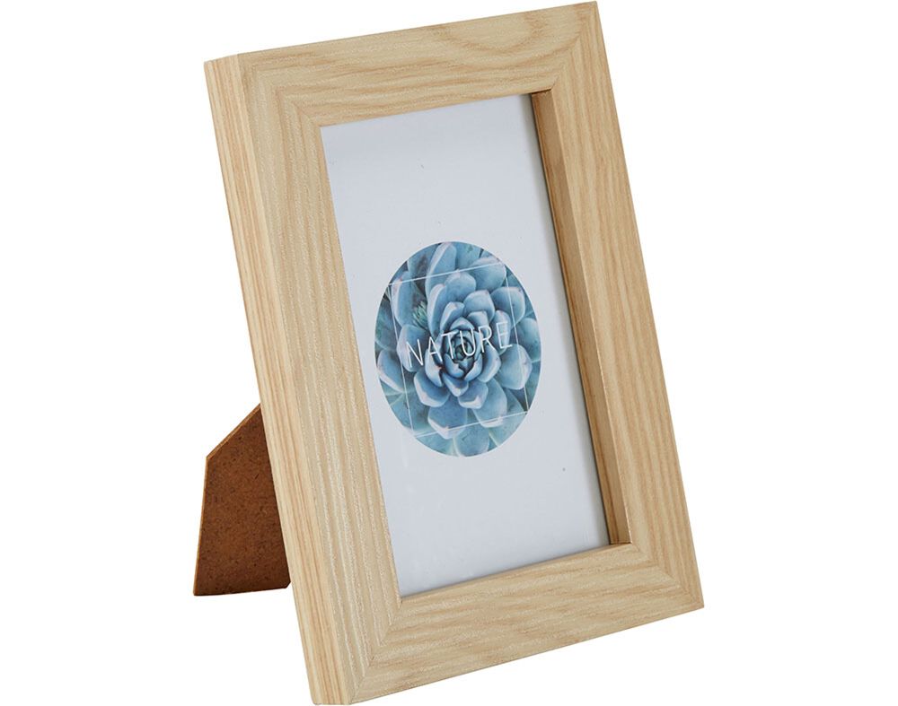 MOLDURA ACTUEL EM MDF NATURAL 10x15CM