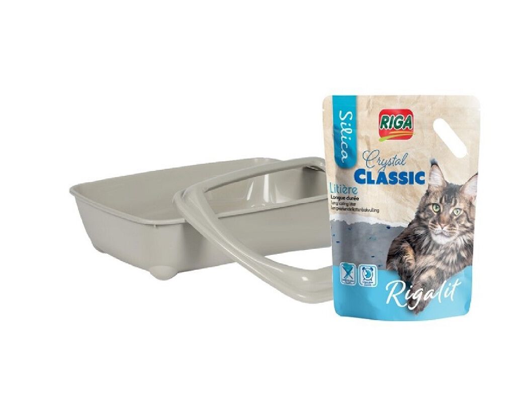 TABULEIRO PARA GATO COM SILICA RIGA image number 0