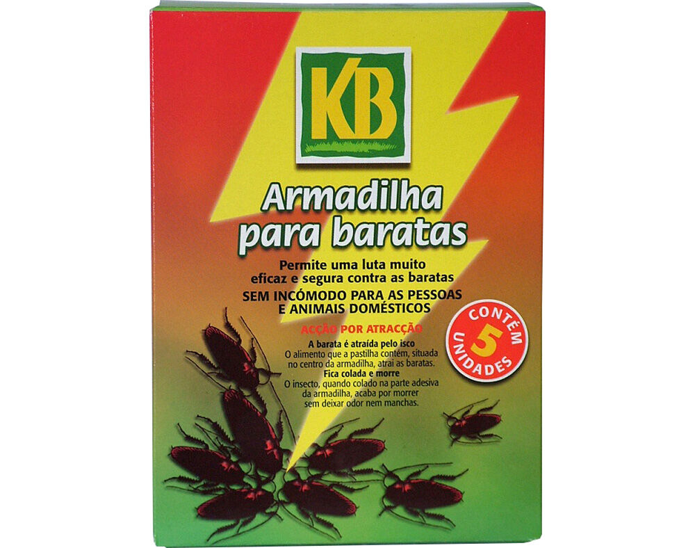 ARMADILHAS PARA BARATAS KB PACK 5UNIDADES