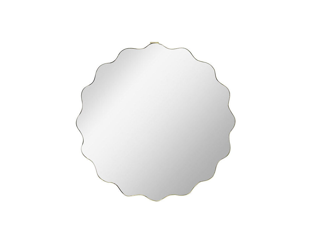 ESPELHO REDONDO ACTUEL DOURADO 30CM