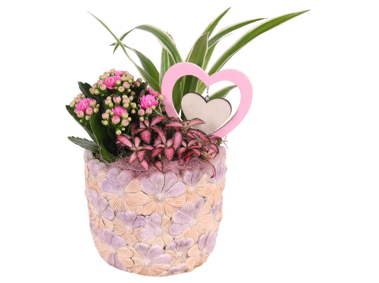 ARRANJO DIA DA M&Atilde;E VASO FLORES VASO 14