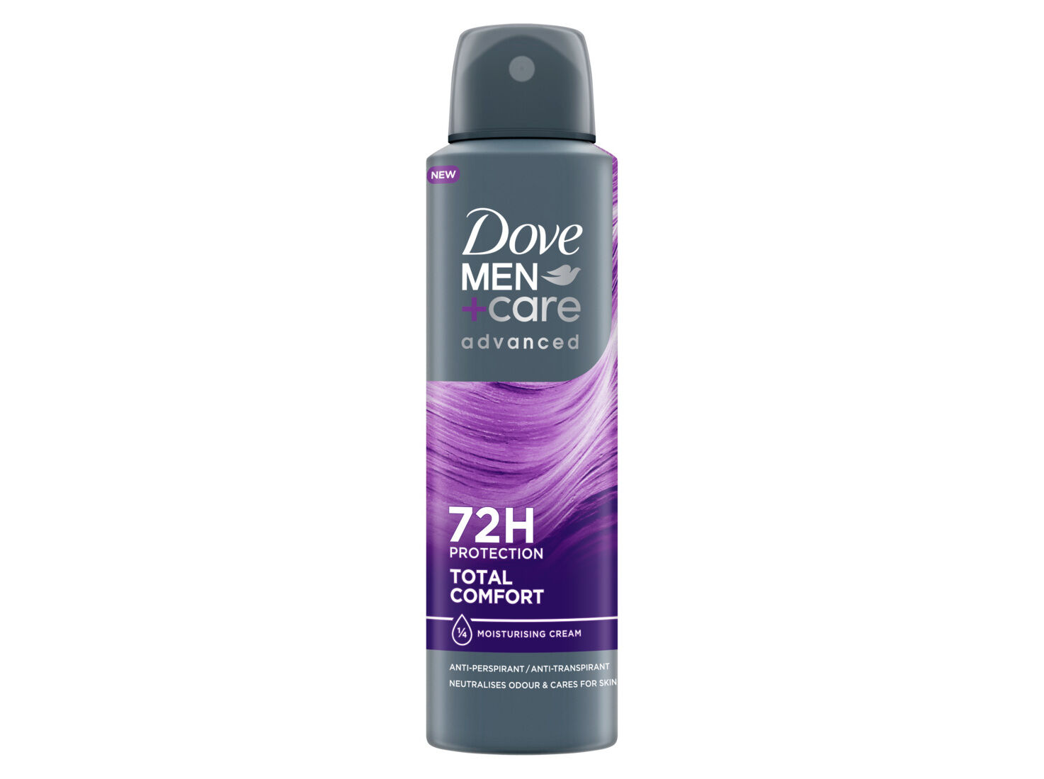DEOS SPRAY DOVE MEN TOTAL COMFORT 72H 150ML image number 1