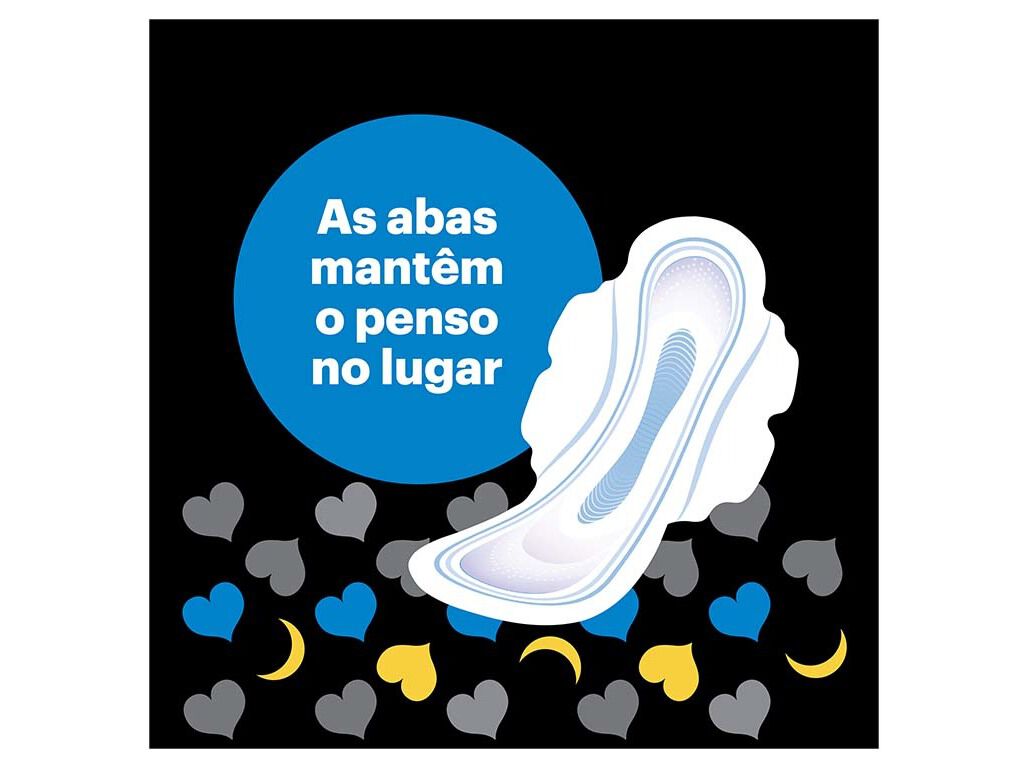 PENSOS HIGI&Eacute;NICOS COTTONLIKE NOITE PLUS COM ABAS EVAX 18 UN image number 5