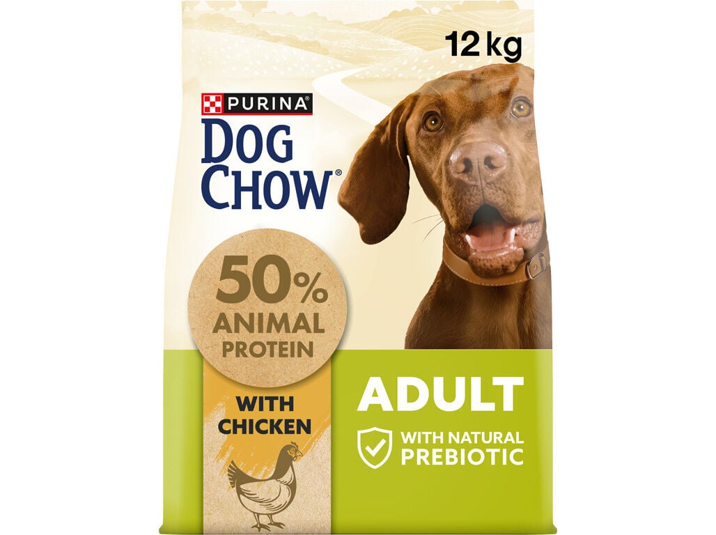RA&Ccedil;&Atilde;O PARA C&Atilde;O DOG CHOW FRANGO 12KG