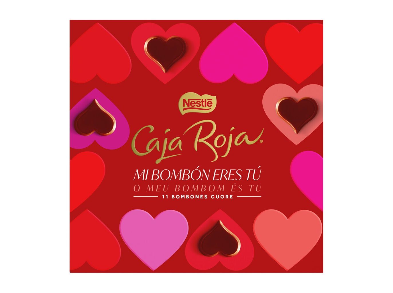 BOMBONS CAJA ROJA COM CORA&Ccedil;&Otilde;ES 98G image number 0