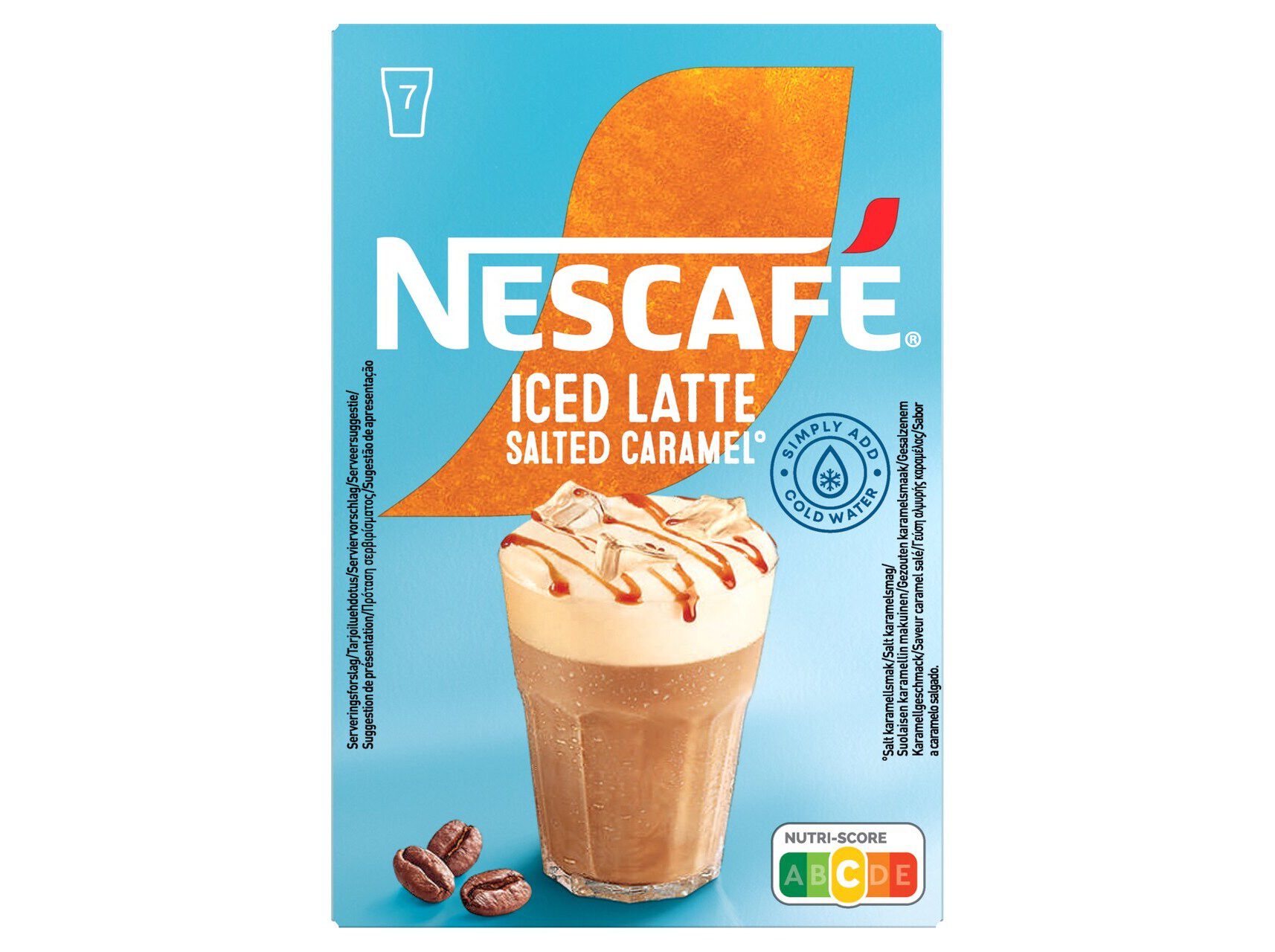 CAF&Eacute; SOL&Uacute;VEL NESCAF&Eacute; ICE LATTE CARAMELO SALGADO 7SAQ (138G) image number 0