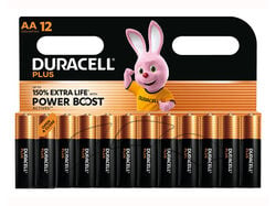 Pilha Alcalina Duracell Plus Aa Pack 12 Unidades 12 un