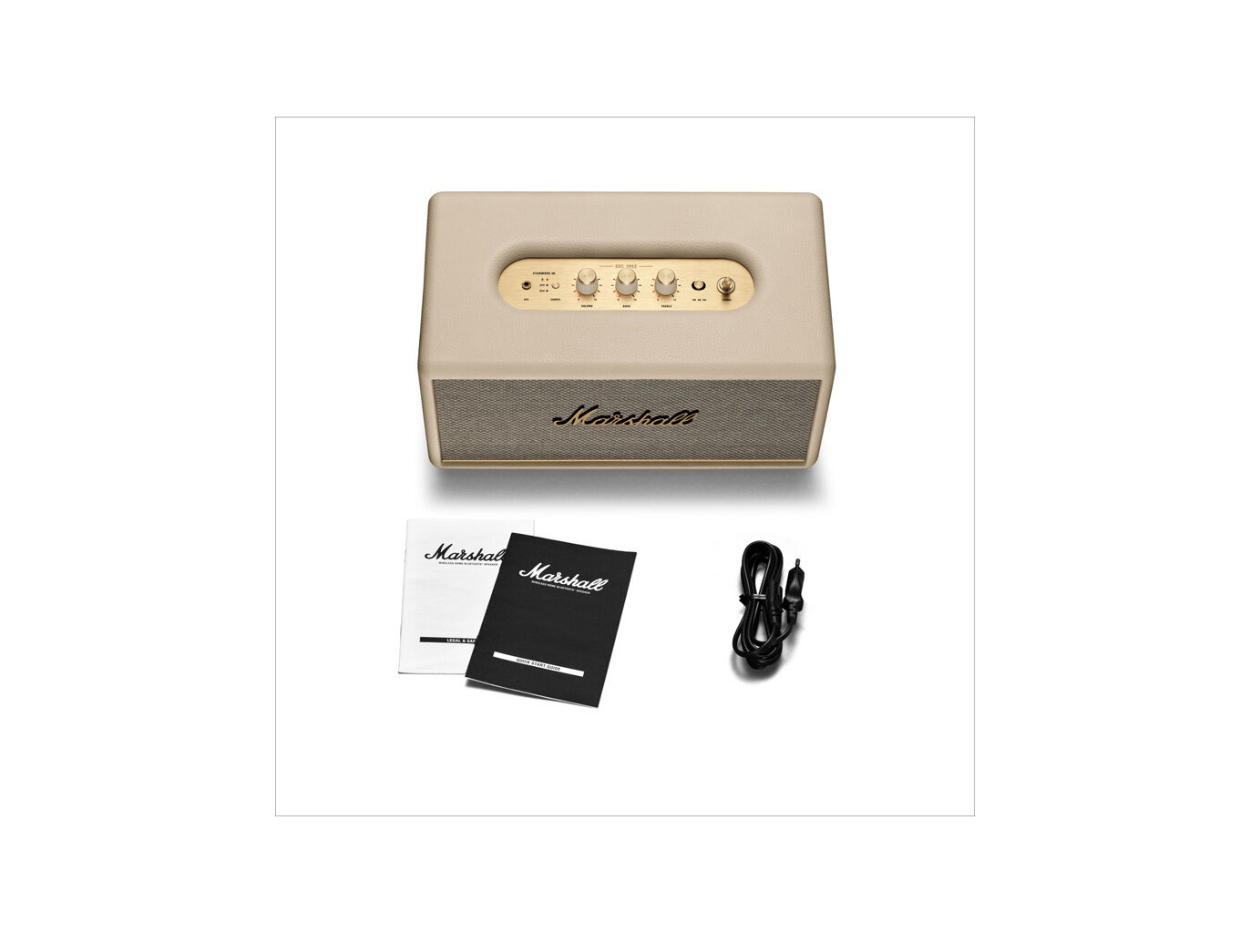 COLUNAS PORT&Aacute;TIL MARSHALL STANMORE III CREAM 50 W image number 3