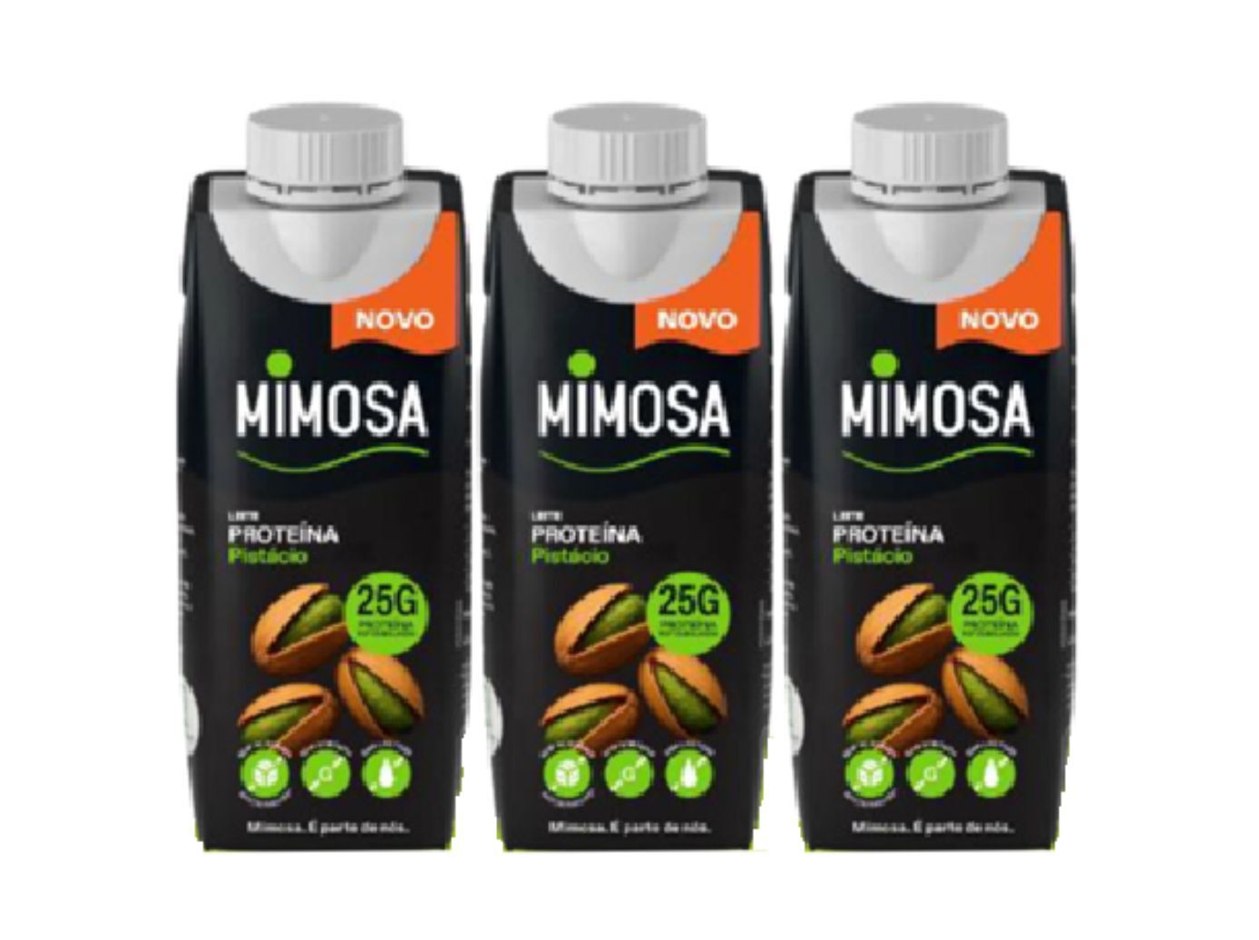 LEITE PROTE&Iacute;NA MIMOSA PIST&Aacute;CIO SEM LACTOSE 3X250ML