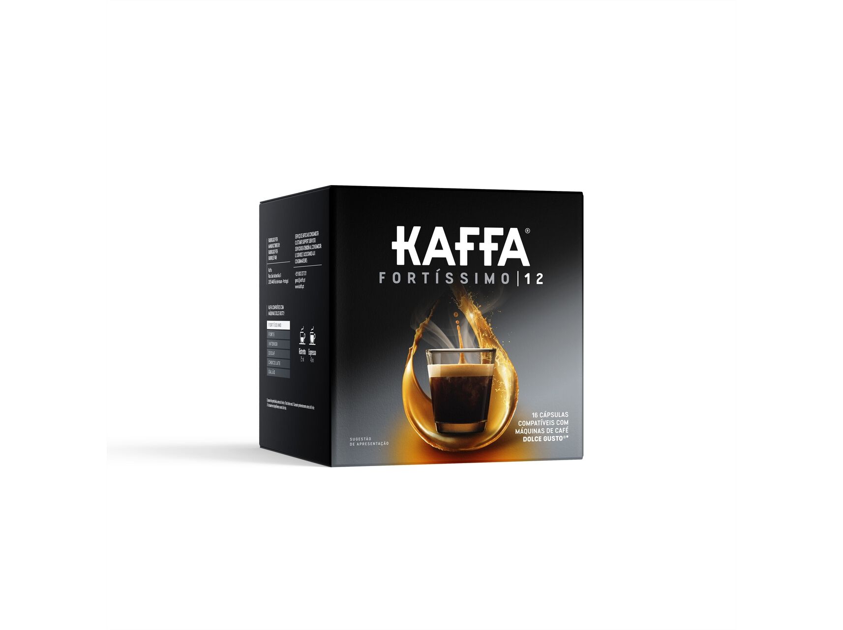 C&Aacute;PSULAS KAFFA CAF&Eacute; COMPATIVEL DOLCE GUSTO NEGRO 16UN image number 0