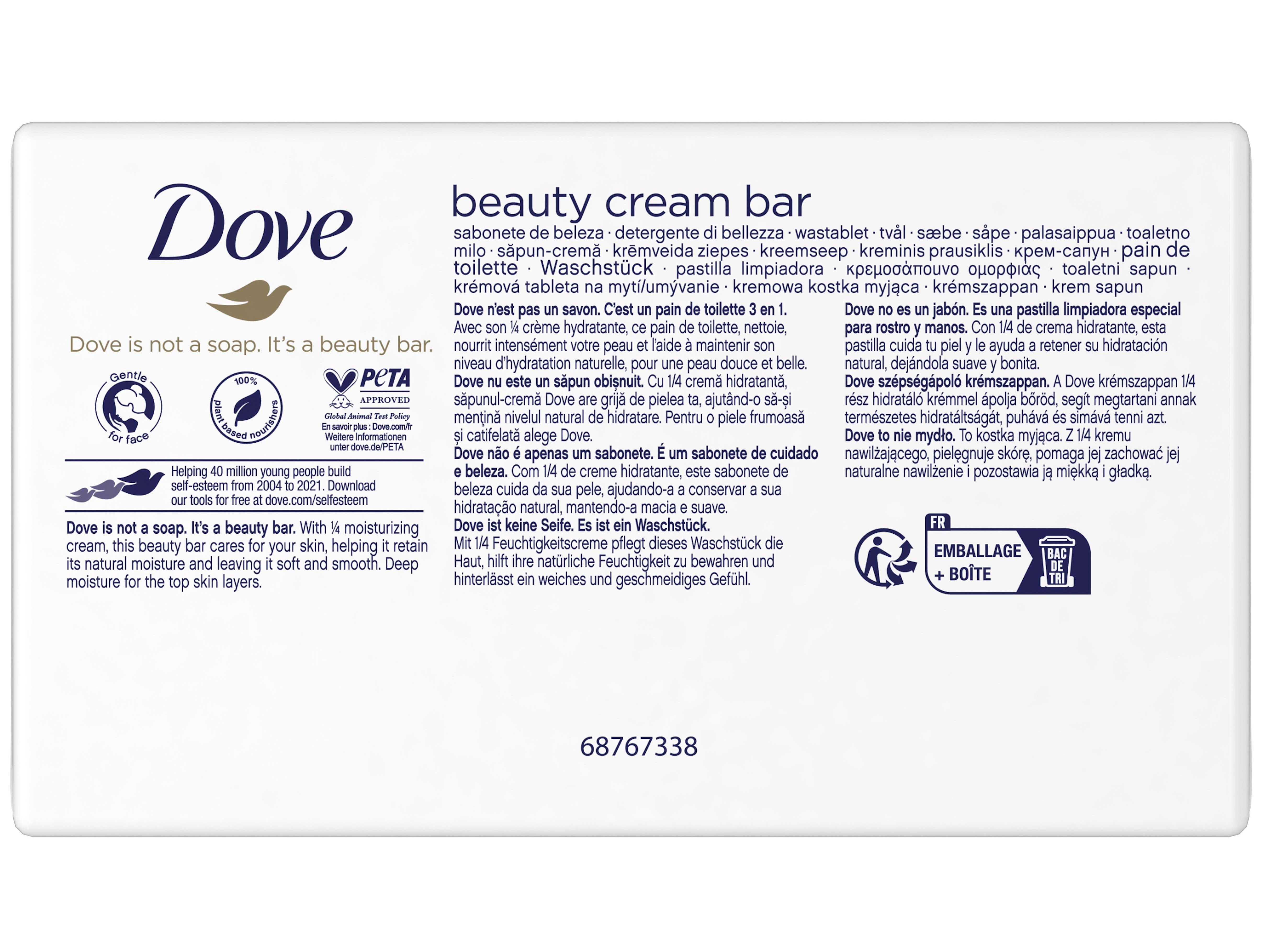 SABONETE DOVE REGULAR 4X90GR image number 2