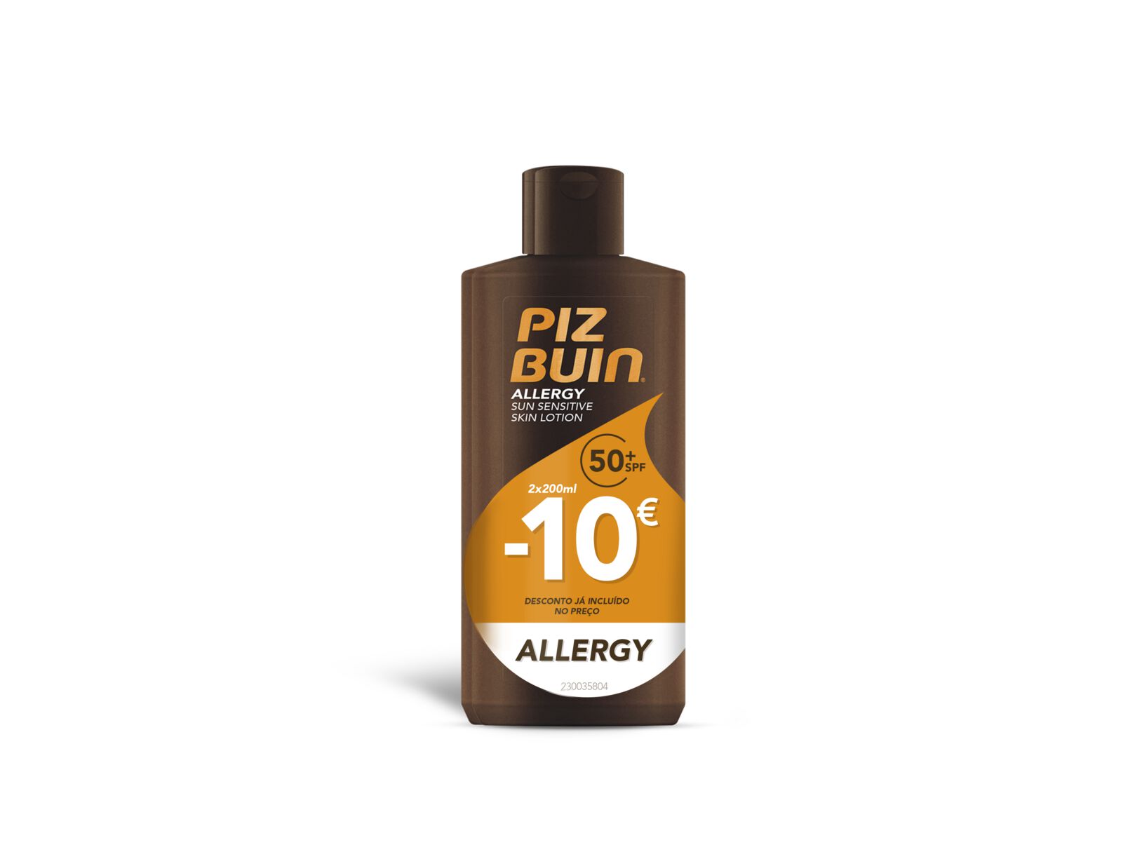 LO&Ccedil;AO PIZ BUIN ALLERGY SPF50+ 2X200ML image number 1