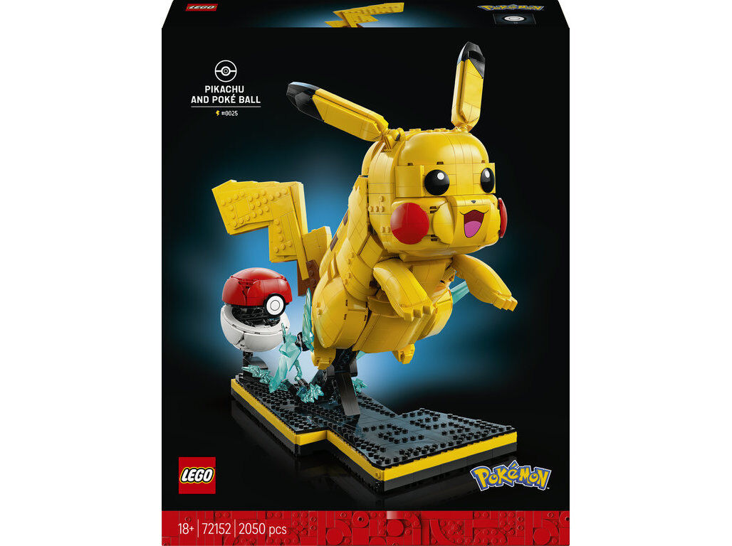 PIKACHU E POK&Eacute;BOLA LEGO POK&Eacute;MON 72152 image number 0