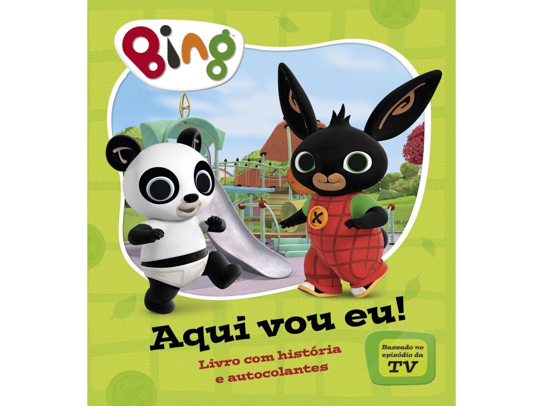 LIVRO BING - AQUI VOU EU! LIVRO COM AUTOCOLANTES image number 1