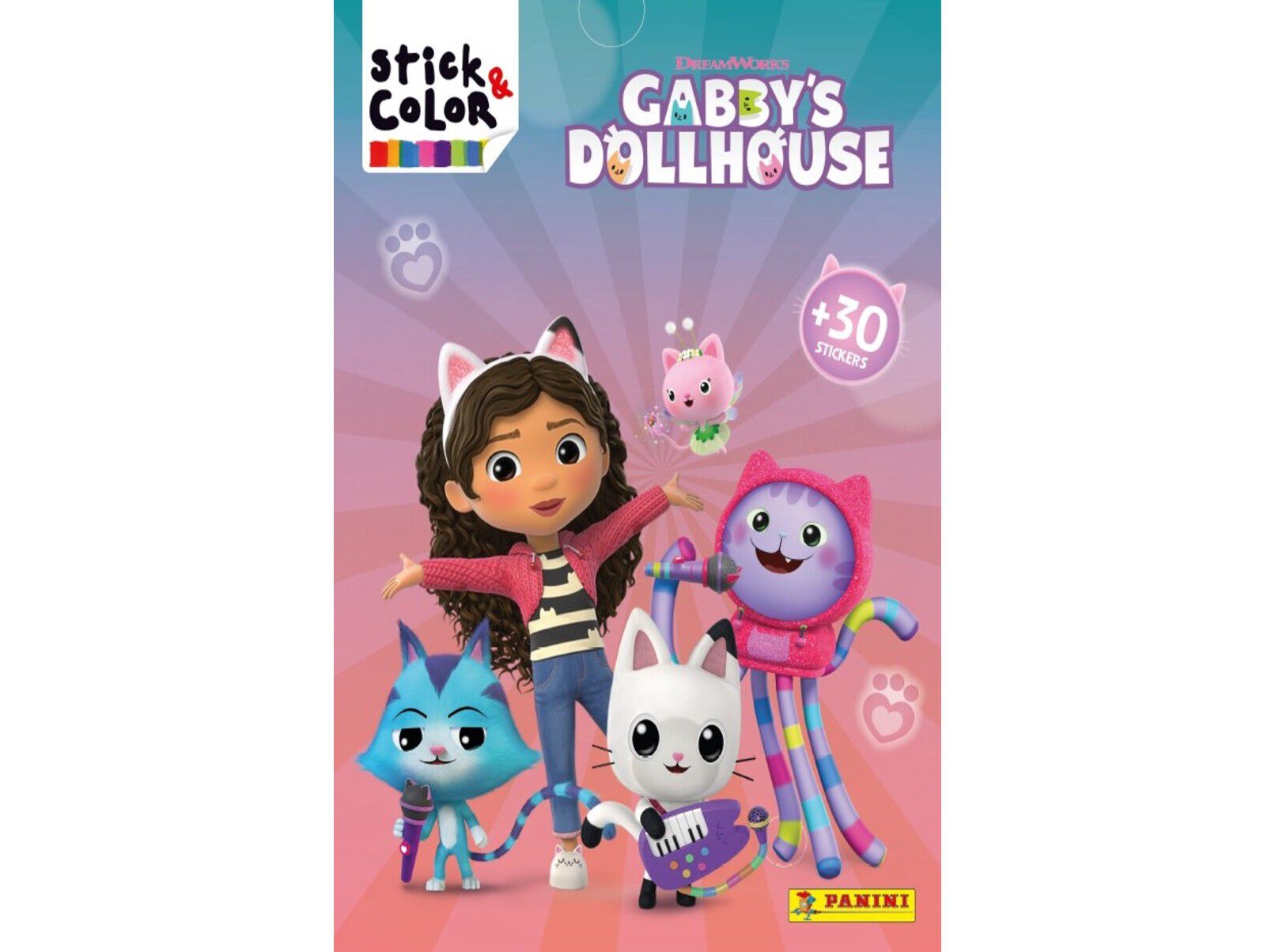 LIVRO GABBI'S DOLLHOUSE STICK & COLOR image number 1
