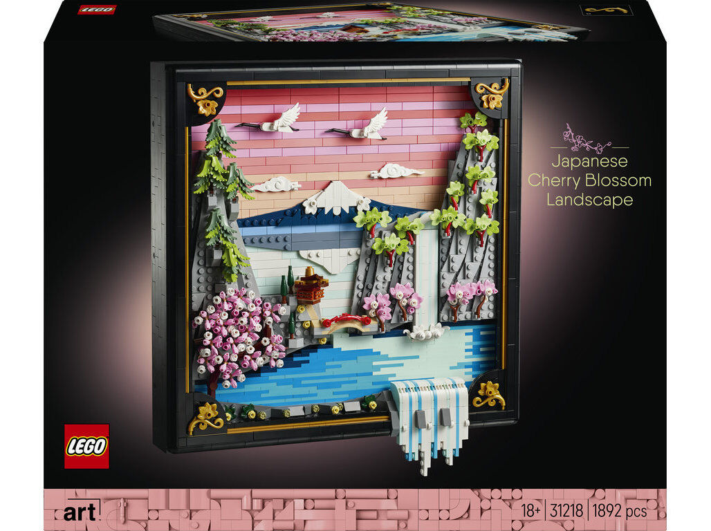 PAISAGEM COM CEREJEIRAS LEGO ART 31218
