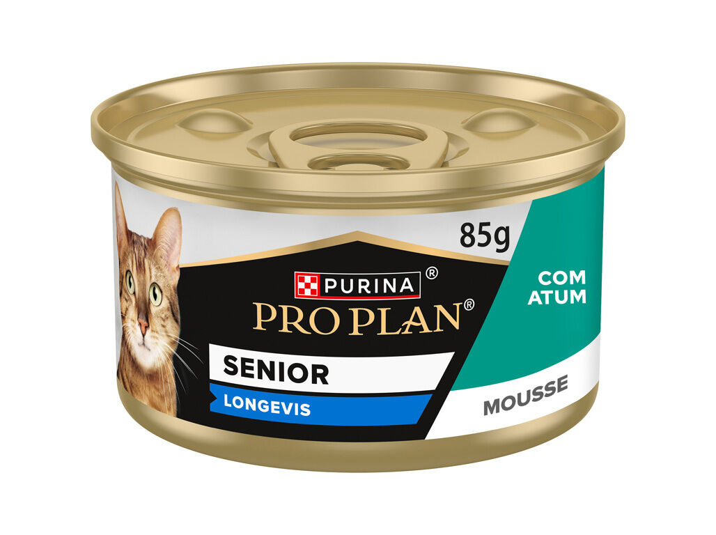 COMIDA H&Uacute;MIDA GATO PRO PLAN S&Eacute;NIOR MOUSSE ATUM 85G image number 0