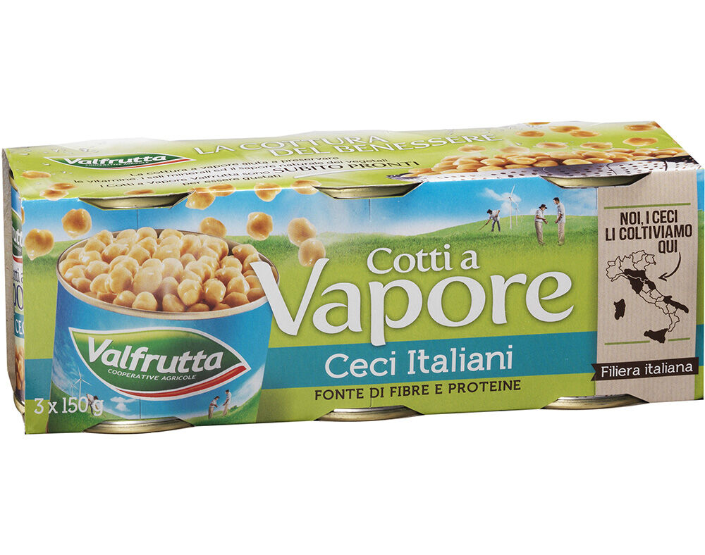 GR&Atilde;O DE BICO VALFRUTTA COZIDO AO VAPOR 3X150(140)G image number 0
