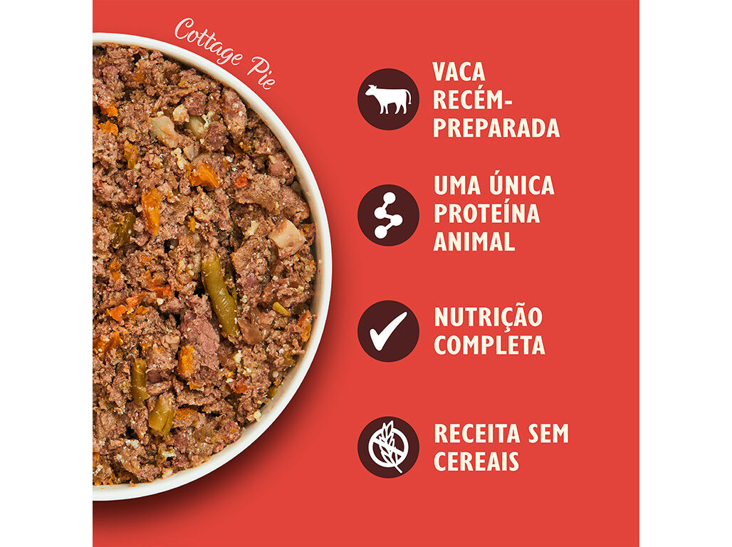 COMIDA H&Uacute;MIDA PARA C&Atilde;O LILY'S KITCHEN VACA 400G image number 2