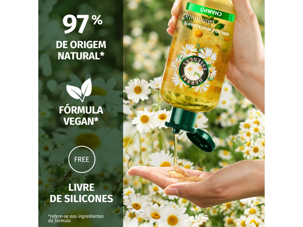 CHAMP&Ocirc; HERBAL CAMOMILA BRILHO 350ML image number 6
