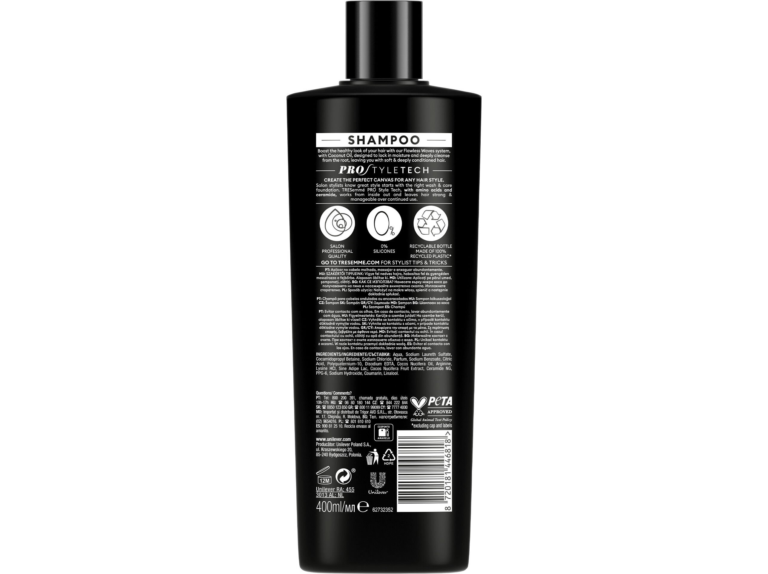 CHAMP&Ocirc; TRESEMM&Eacute; FLAWLESS WAVES 400ML image number 1