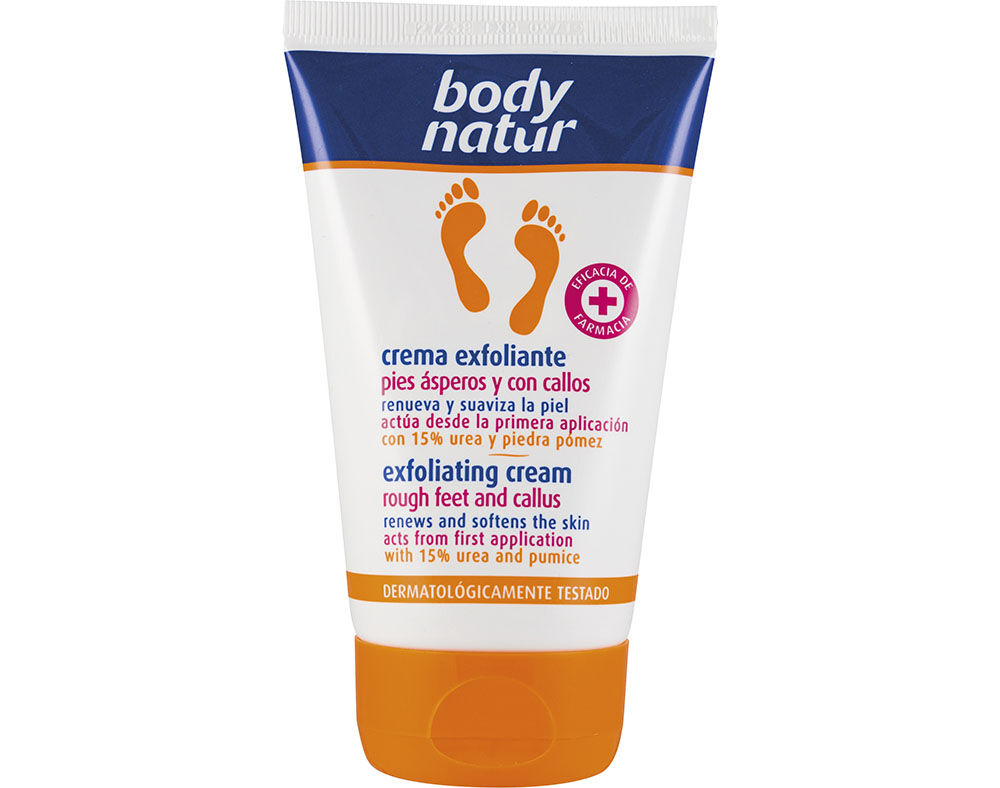 CREME ESFOLIANTE P&Eacute;S BODY NATUR 100ML image number 0