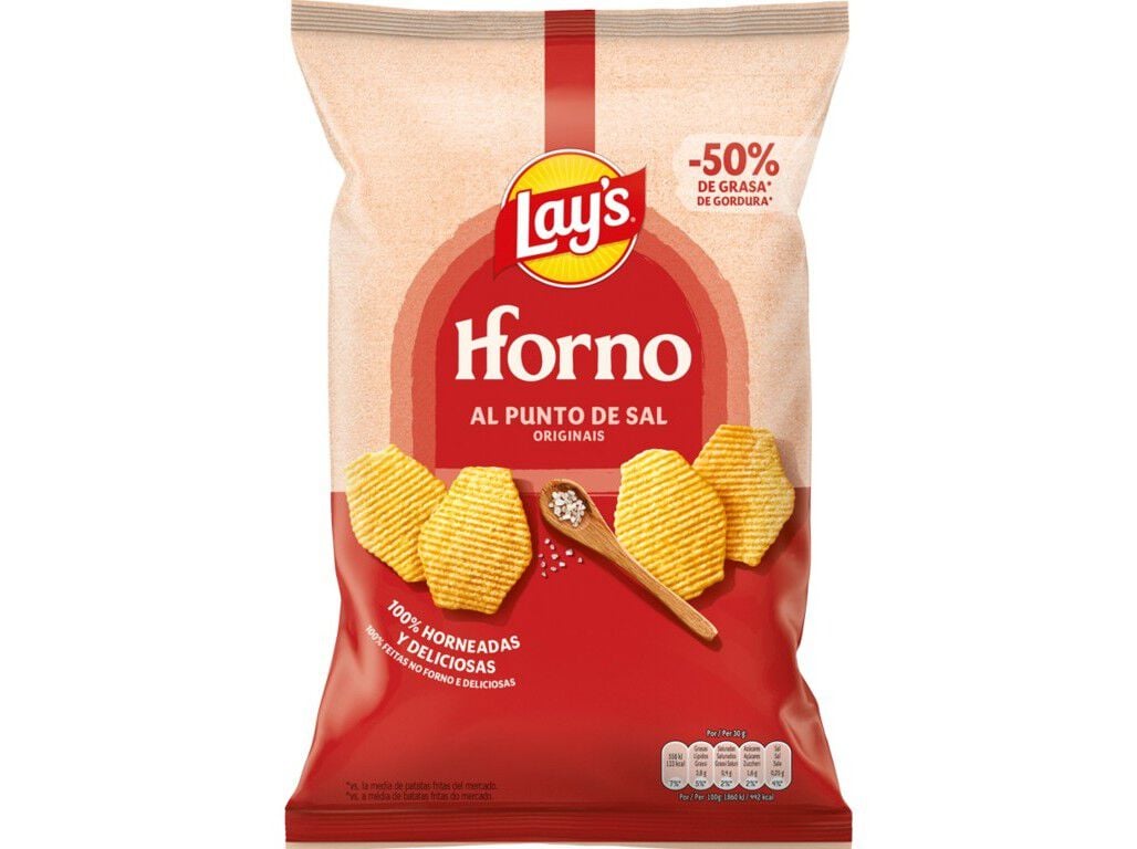 BATATAS LAY'S FRITAS FORNO 150G