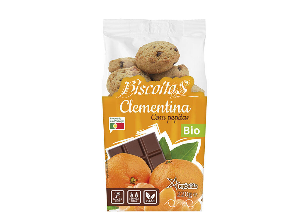 BISCOITOS PR&Oacute;VIDA CLEMENTINA C/ PEP. CHOC. 220G image number 0