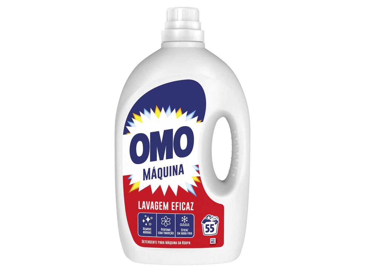 DETERGENTE M&Aacute;QUINA ROUPA L&Iacute;QUIDO OMO 55 DOSES